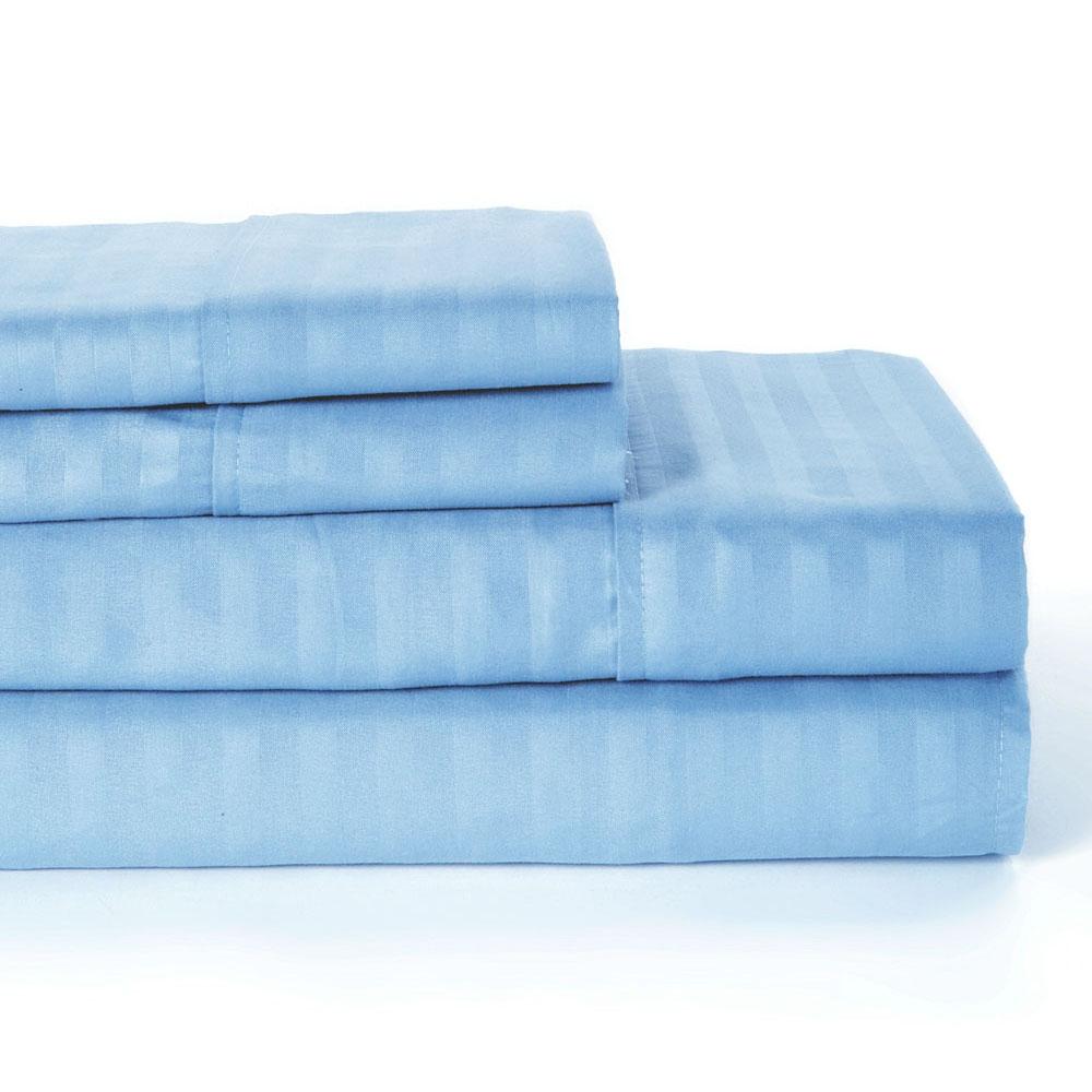 Frendorf | 4-teilige: Lux Decor Kollektion Streifen Bettwäsche Set