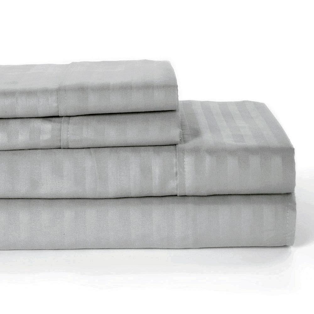 Frendorf | 4-teilige: Lux Decor Kollektion Streifen Bettwäsche Set