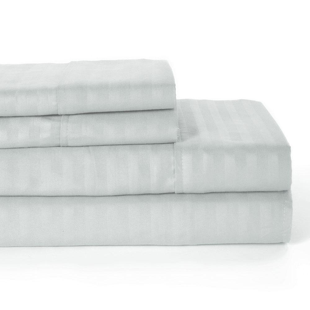 Frendorf | 4-teilige: Lux Decor Kollektion Streifen Bettwäsche Set