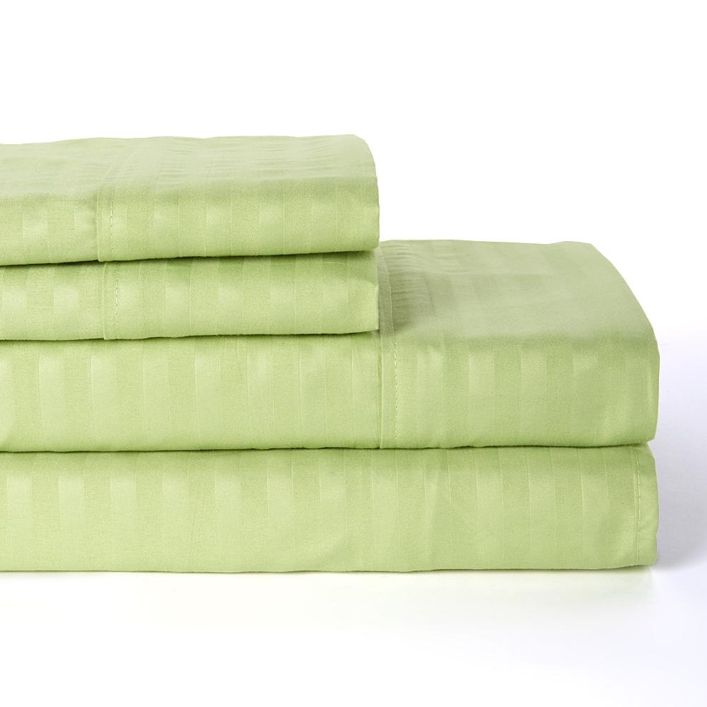 Frendorf | 4-teilige: Lux Decor Kollektion Streifen Bettwäsche Set