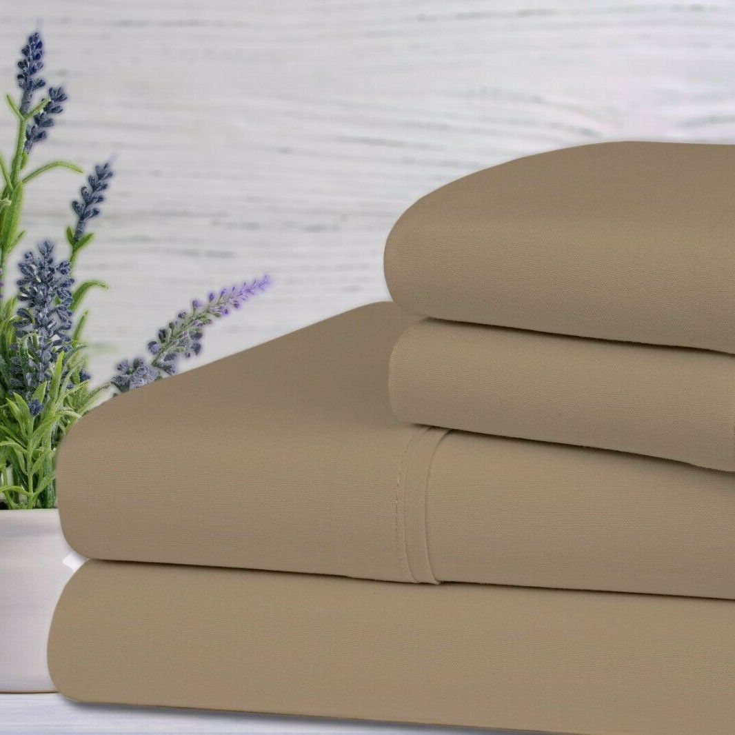 Frendorf | 4-teilige Set: Bamboo Lavendel-infused Duft-Bettwäsche Set