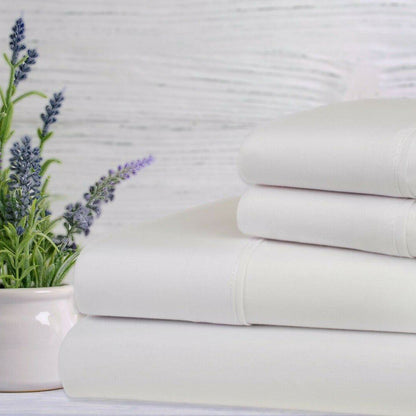 Frendorf | 4-teilige Set: Bamboo Lavendel-infused Duft-Bettwäsche Set