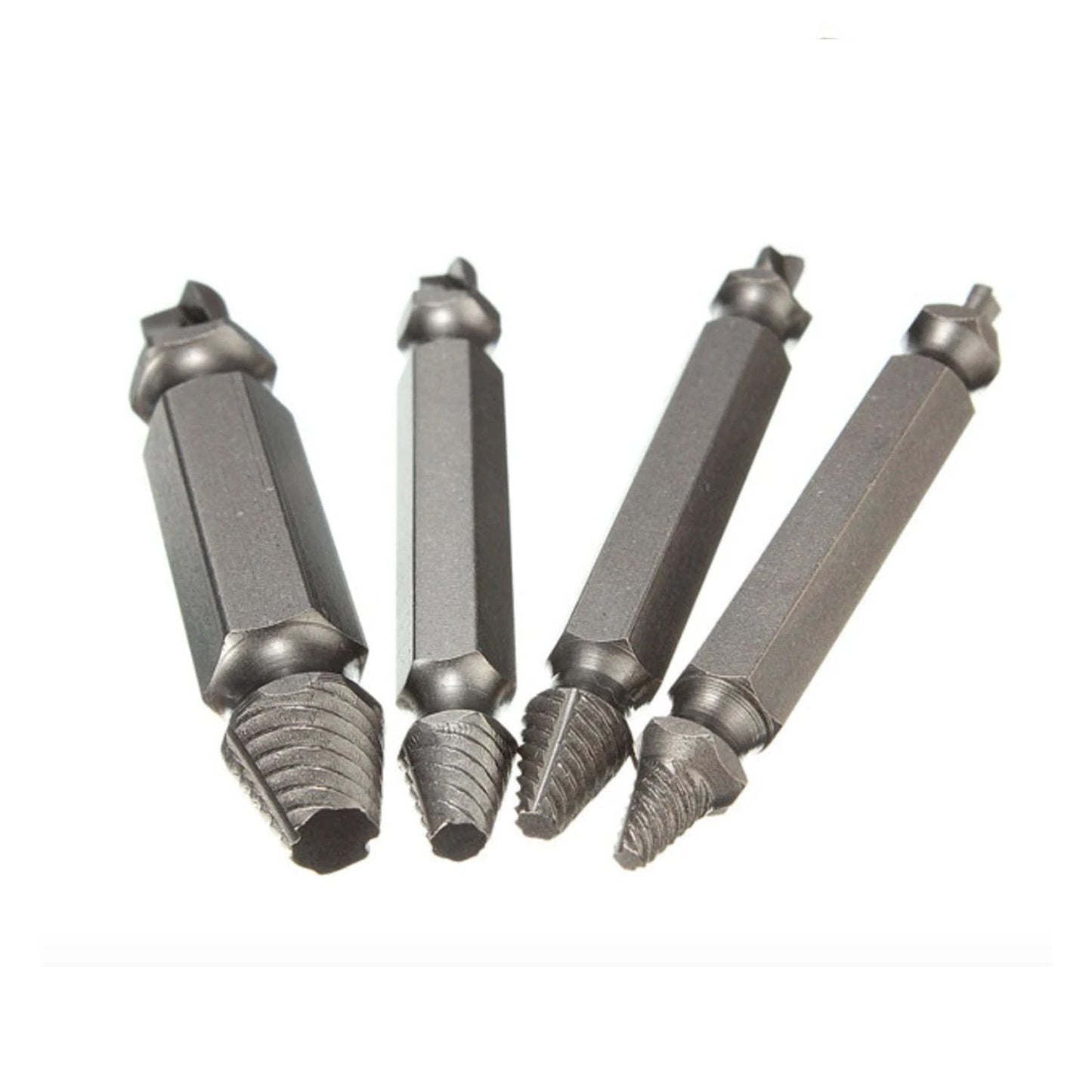 Frendorf | 4-teiliges Set: DrillPro doppelseitige beschädigte Schraubenausdreher