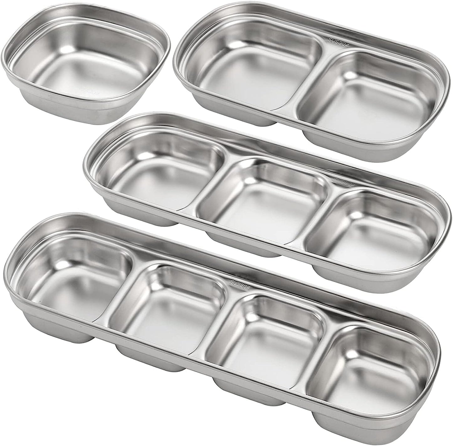 Frendorf | 4-teilige Set: Edelstahl Soßenschale