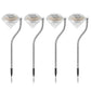 Frendorf | 4-teilige: Solar Diamond LED Licht Weg Stake Dekorative Lampe