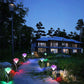 Frendorf | 4-teilige: Solar Diamond LED Licht Weg Stake Dekorative Lampe