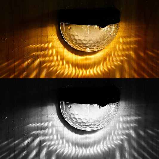 Frendorf | 4-Teilig: Solarzaun-Außenlichter
