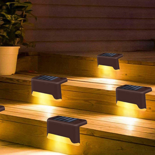 Frendorf | 4-teilige: Solarbetriebenes LED-Stufenlicht