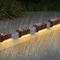 Frendorf | 4-teilige: Solarbetriebenes LED-Stufenlicht