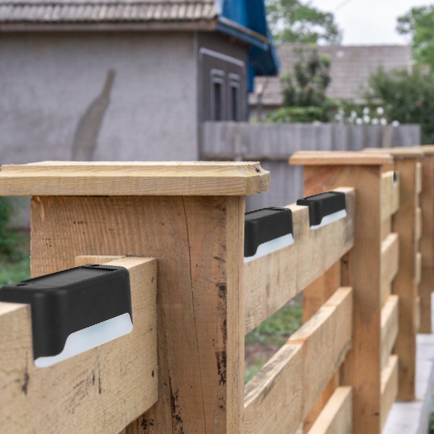 Frendorf | 4-teilige: Solarbetriebenes LED-Stufenlicht