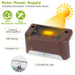 Frendorf | 4-teilige: Solarbetriebenes LED-Stufenlicht