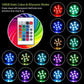 Frendorf | 4-Teilig: Unterwasser RGB LED Lichter