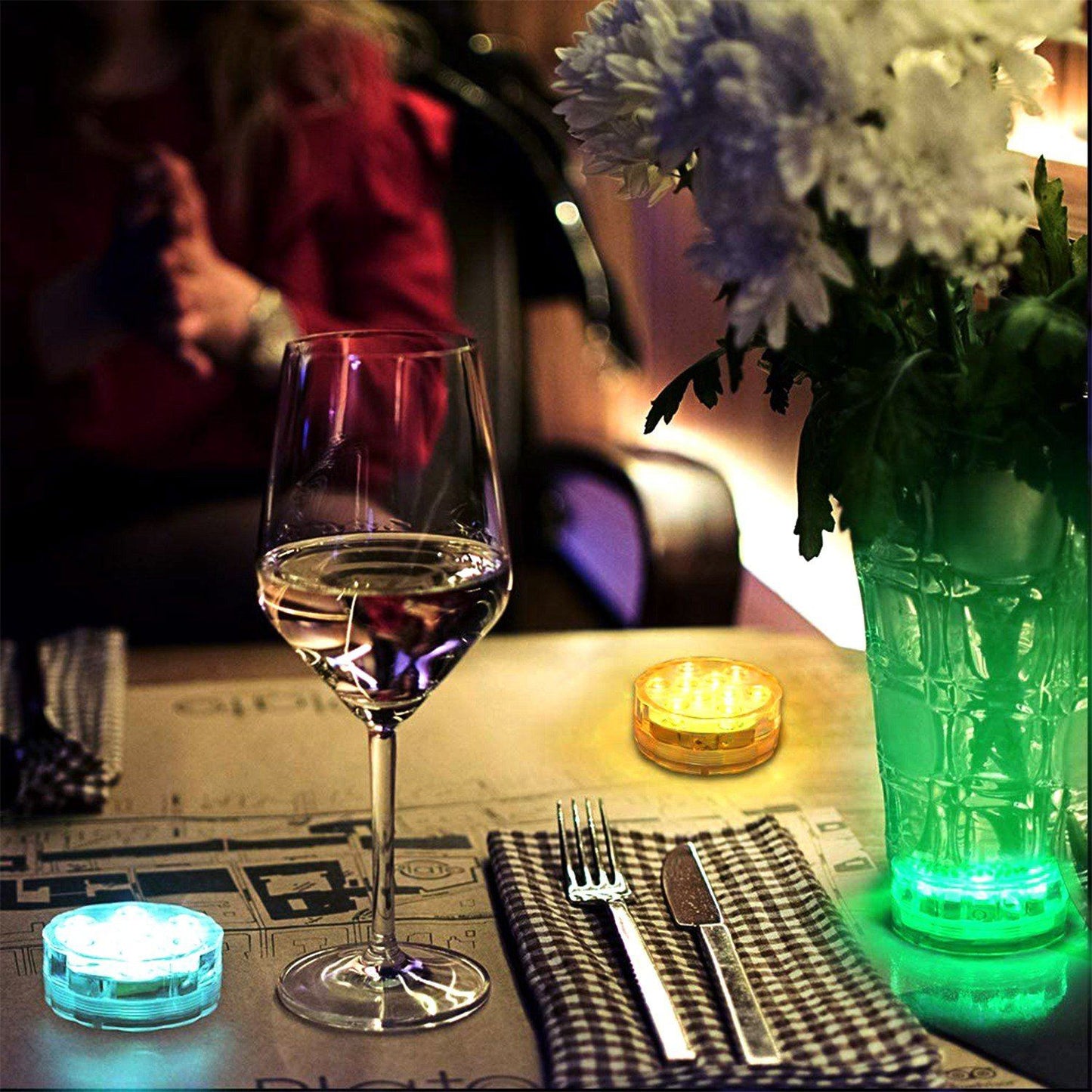 Frendorf | 4-Teilig: Unterwasser RGB LED Lichter