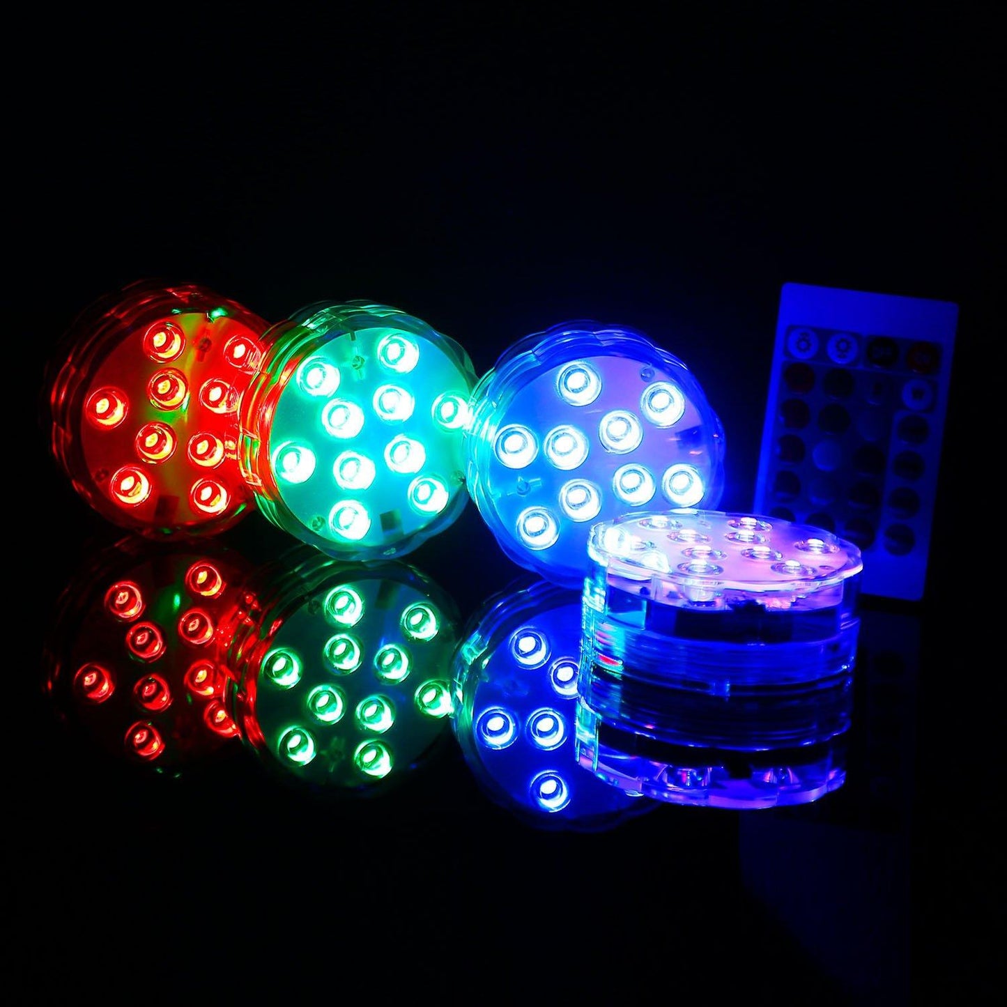 Frendorf | 4-Teilig: Unterwasser RGB LED Lichter