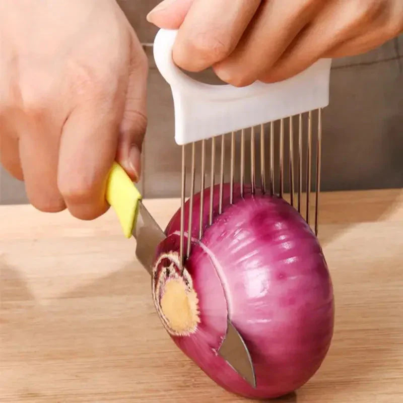 Frendorf | 4-teilig: All-in-One Zwiebel Halter Schneidsatz