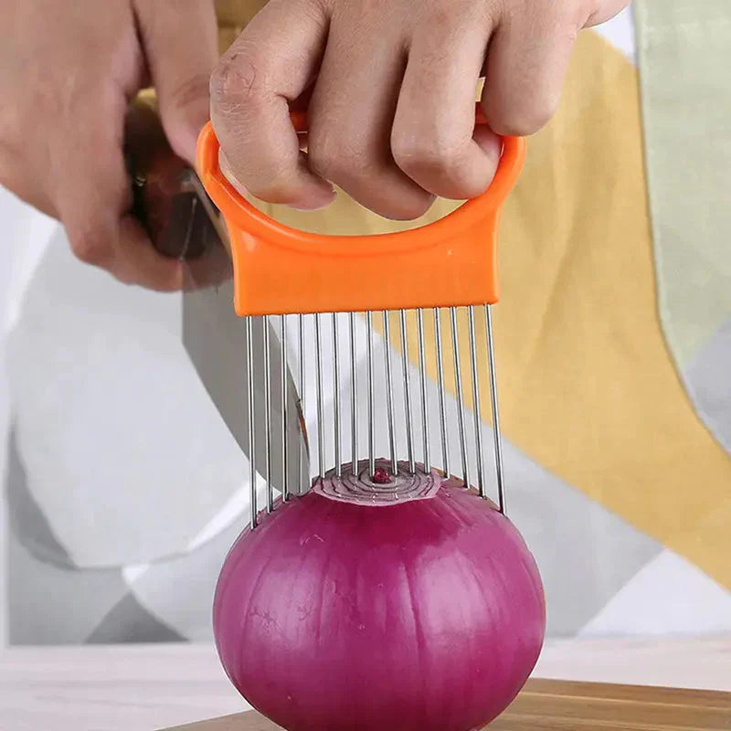 Frendorf | 4-teilig: All-in-One Zwiebel Halter Schneidsatz