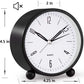 Frendorf | 4" Super Silent Non Ticking Analogwecker mit Nachtlicht