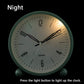 Frendorf | 4" Super Silent Non Ticking Analogwecker mit Nachtlicht