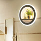 Frendorf | Metalen Witte Wandlamp Circulair 1 Hoofd LED Industriële Wandverlichting Fixture