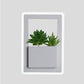 Frendorf | Acryl Witte Wandlamp Rond/Rechthoek/Ruit LED Industrie Plant Wandverlichting Armatuur in Warm/Wit Licht
