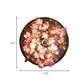 Frendorf | LED Wandleuchte Industrielles Restaurant Blume Wandmontage Lichtarmatur mit Rad Metallschirm in Schwarz, 12,5"/19"/23" Durchmesser