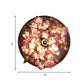 Frendorf | LED Wandleuchte Industrielles Restaurant Blume Wandmontage Lichtarmatur mit Rad Metallschirm in Schwarz, 12,5"/19"/23" Durchmesser