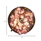 Frendorf | LED Wandleuchte Industrielles Restaurant Blume Wandmontage Lichtarmatur mit Rad Metallschirm in Schwarz, 12,5"/19"/23" Durchmesser