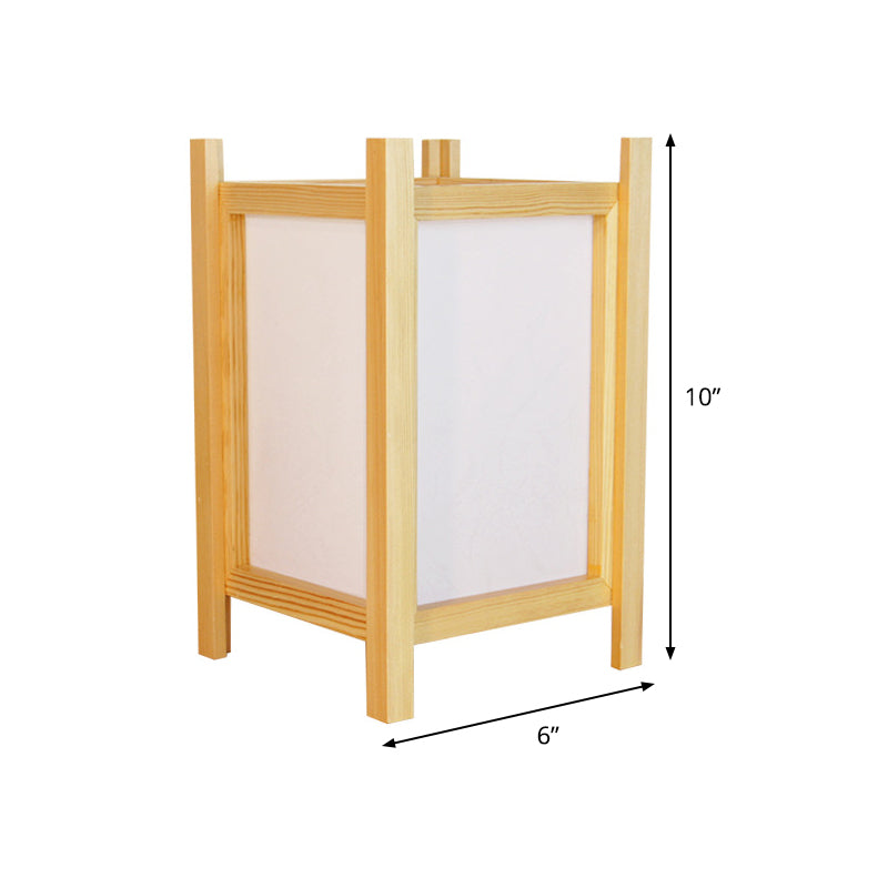 Frendorf | Woodelle – Moderne Tischlampe mit Charme aus natürlichem Holz