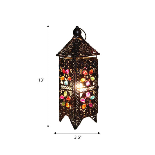Frendorf | Zafira – eklektische Metall-Nachtlampe mit Boho-Charme