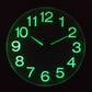 Leuchtende Klassenzimmer Stille Wanduhr 30 cm