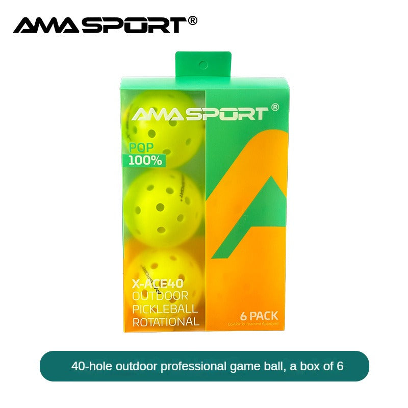 Frendorf | 40-Loch Pickleballs Set Outdoor Pickleball Bälle Rotational Leichtgewicht USAPA Pickleball Ball