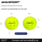 Frendorf | 40-Loch Pickleballs Set Outdoor Pickleball Bälle Rotational Leichtgewicht USAPA Pickleball Ball