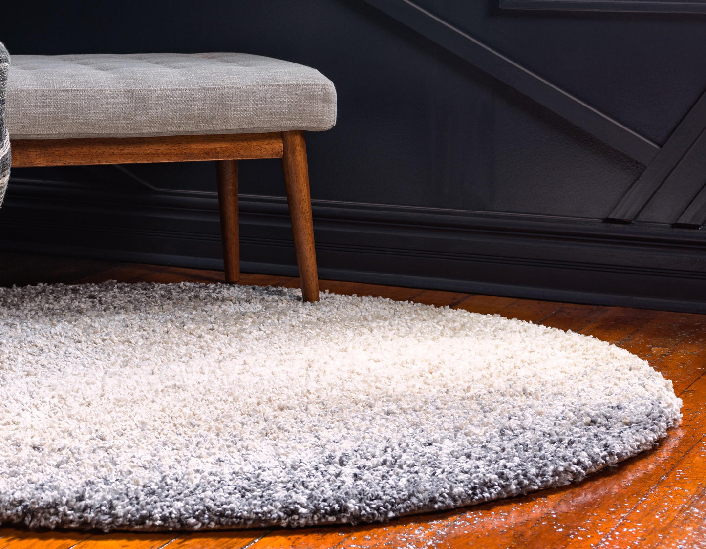 Frendorf | Velviona Gradient Shaggy Teppich | Weicher Hochflorteppich | Modernes Farbverlauf-Design