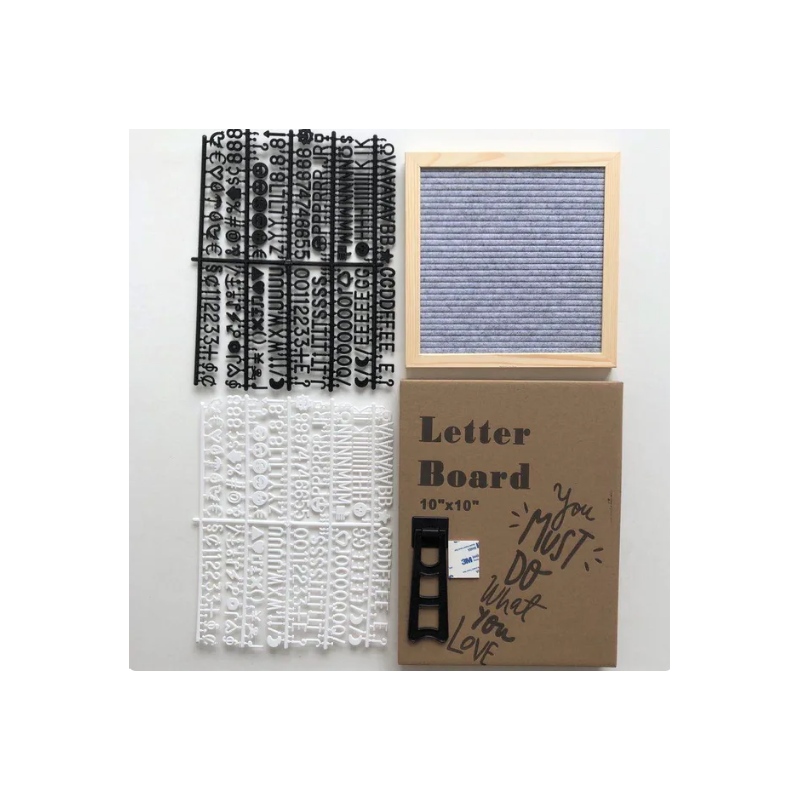 Filz Buchstaben Nachrichtenboard