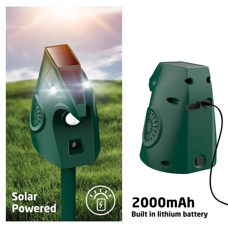 Frendorf | Verbesserter Ultraschall Solar Tiervertreiber