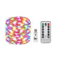 Frendorf | 40ft USB Wassertätig Fernbedienung LED Weihnachts-Lichterkette mit 8 Modi