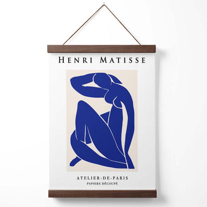 Matisse Nude Blau und Beige Ausstellungsposter mit Aufhängung
