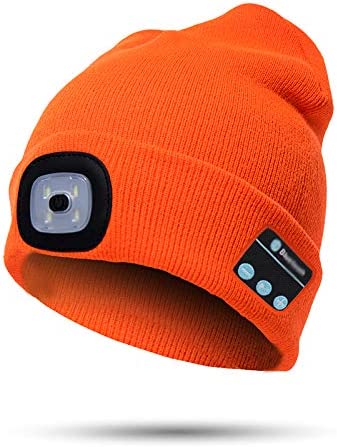 Frendorf | Bluetooth Beanie Mütze Licht Drahtlose Kopfhörer