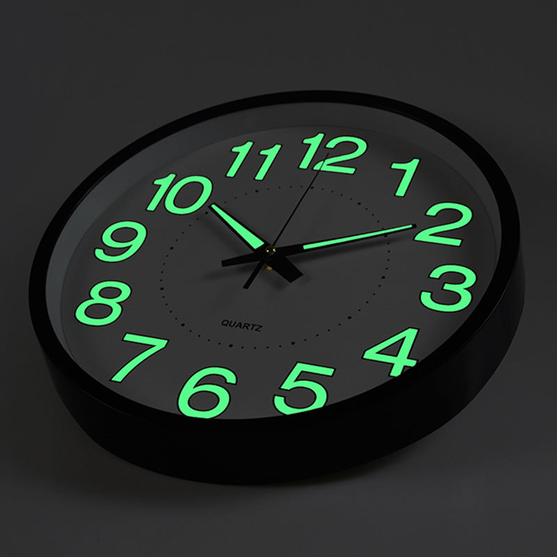 Leuchtende Klassenzimmer Stille Wanduhr 30 cm