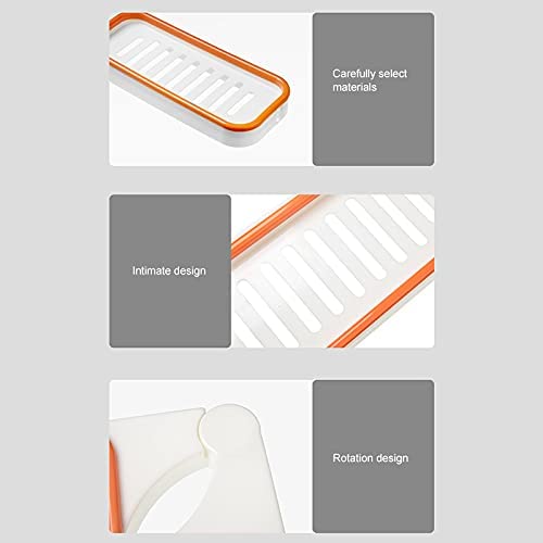 Frendorf | Badezimmer 180° drehbarer Eckregal ohne Bohren