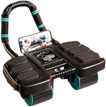 Frendorf | Automatischer Rückprall-Bauchmuskelroller mit Ellbogenstützen-Pads