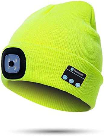 Frendorf | Bluetooth Beanie Mütze Licht Drahtlose Kopfhörer