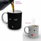 Frendorf | Morgen Smiley Magie Wärmeempfindliche Farbwechselnde Keramik Kaffeetasse