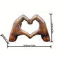 Frendorf | Lovenest Elegante Harpiksskulptur - Symbol für Liebe und Hingabe