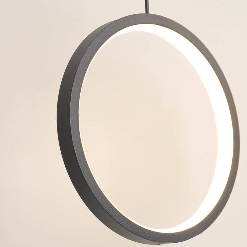 Modern Minimalist Runde Eisen Acryl LED Kronleuchter Für Schlafzimmer