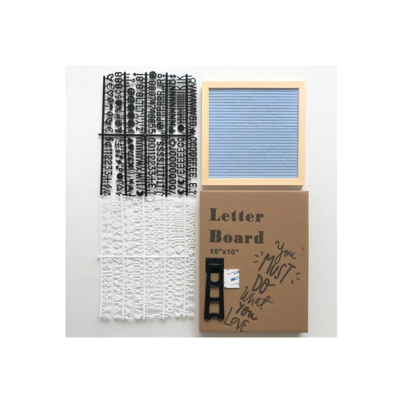 Filz Buchstaben Nachrichtenboard