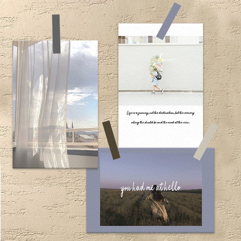 Französisches Kunstcollage-Set