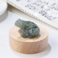 Frendorf natürliche Edelsteins geschnitzte Frosch Statue Edelstein Dekoration