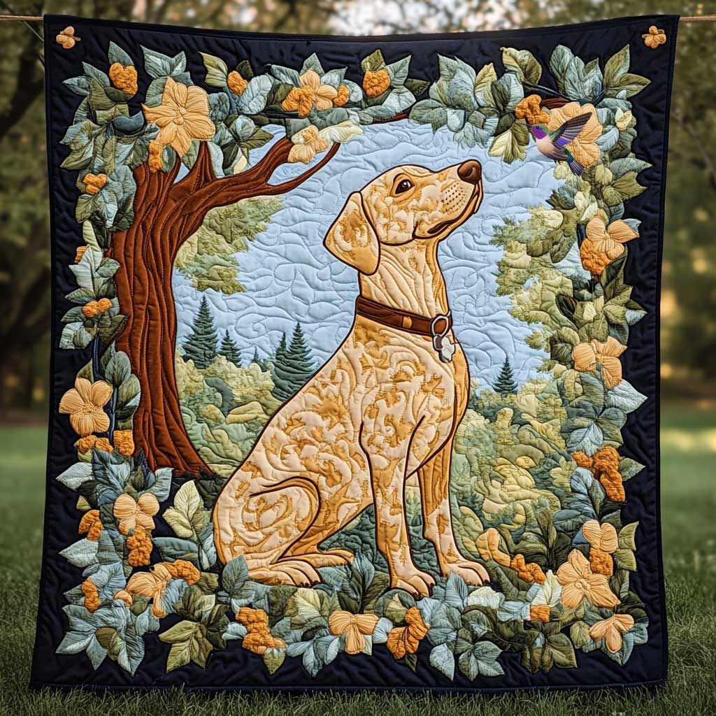 Gardenia Labrador Steppdecke