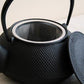 Frendorf | 0.8L Schwarze Japanische Tetsubin Hobnail Stil Gusseisen Teekanne - Elegante und langlebige Teekanne - Perfekt zum Aufbrühen von Tee im traditionellen japanischen Stil mit außergewöhnlicher Wärmespeicherung